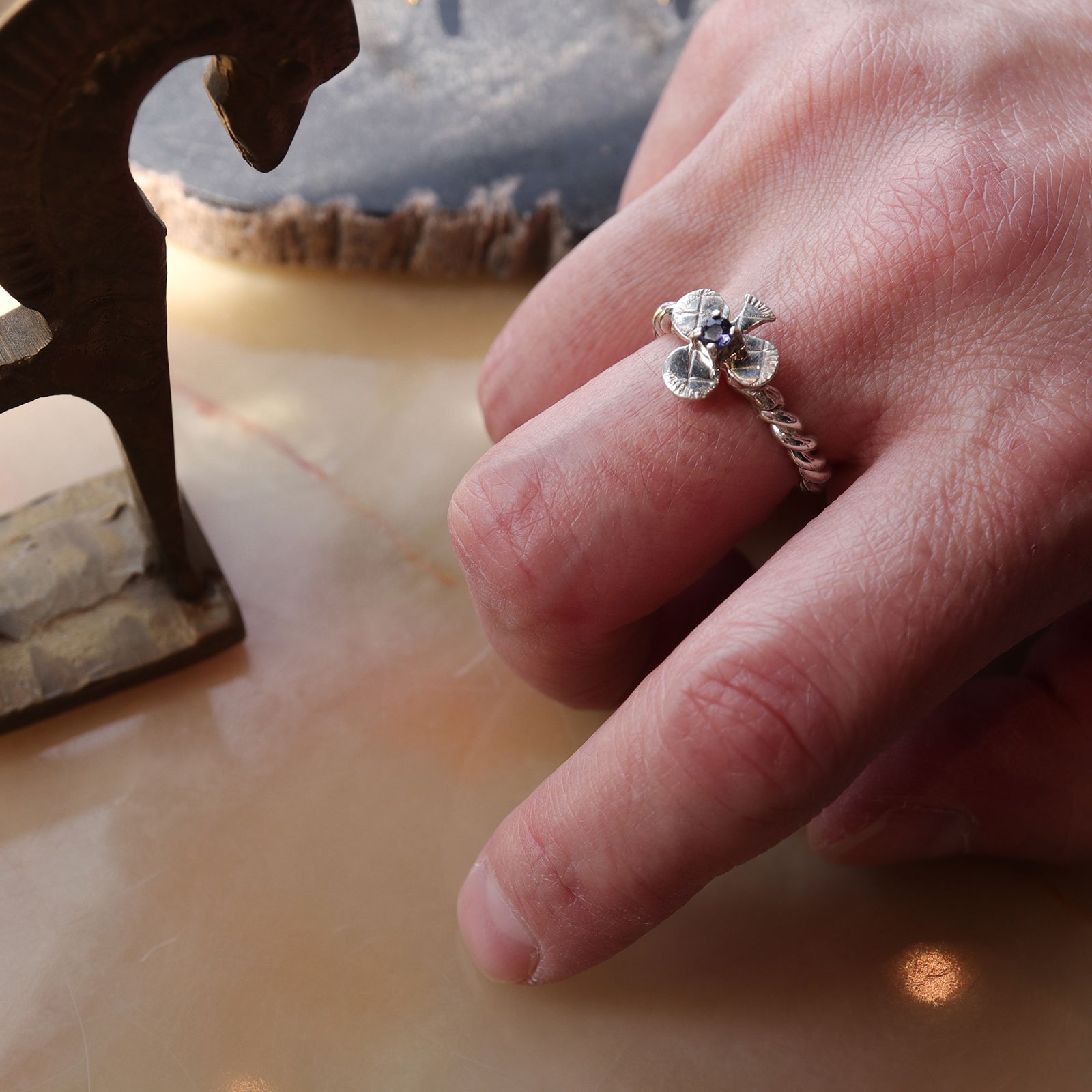 「CLOVER PETIT RING」リング