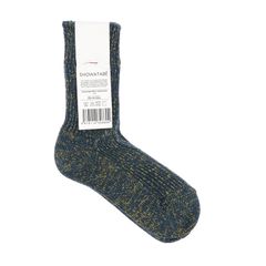 Heavyweight Glitter Ribbed Socks ブルー 靴下