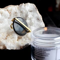 「LIP RING dark gray」リング