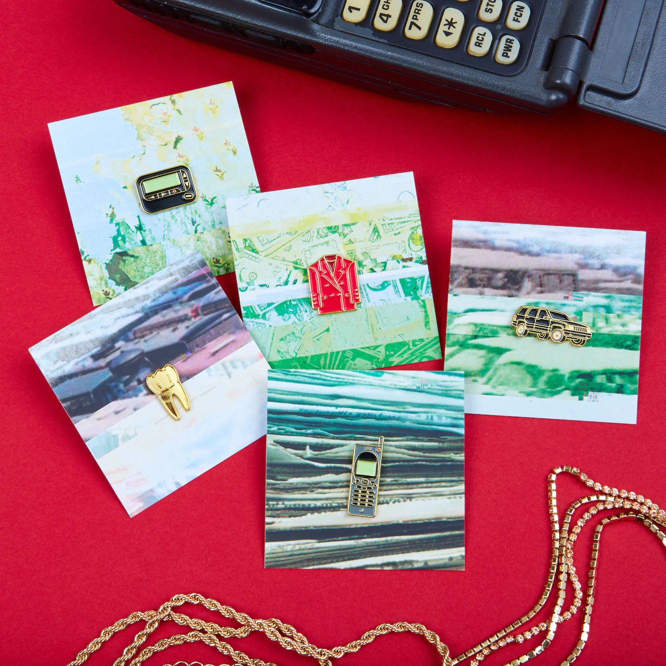 「Gold Tooth」ピンズ 金歯 1990sコレクション