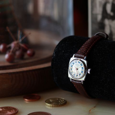 「JUSTEX」ladies watch デッドストック1950s 手巻き スイス メンズ