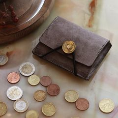 「5YEN COIN CASE/MONEY CLIP」ミニ財布 グレー