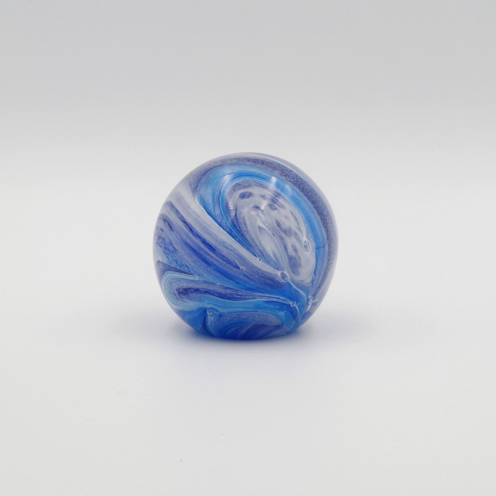 ABSTRACT GLASS BALL S Blue