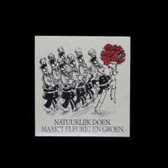 「NATUURLIJK DOEN」ヴィンテージステッカー ヨーロッパ