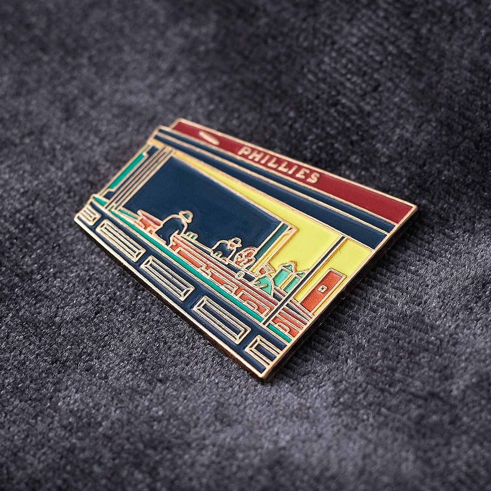 「Nightfawks Edward Hopper」ピンズ ナイトホークス（夜更かしの人々）/エドワード・ホッパー