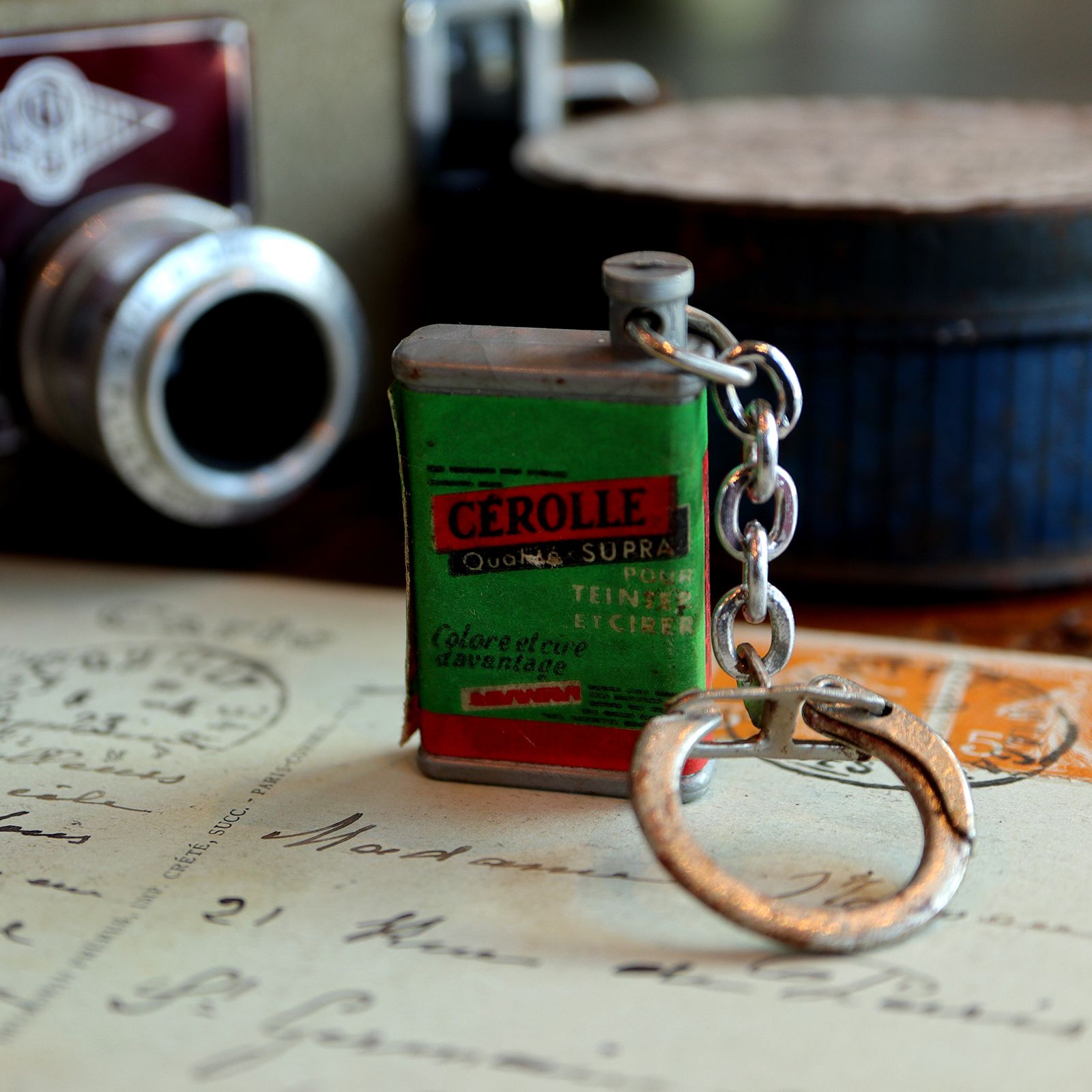 CEROLLE カラーワックス フレンチキーホルダー