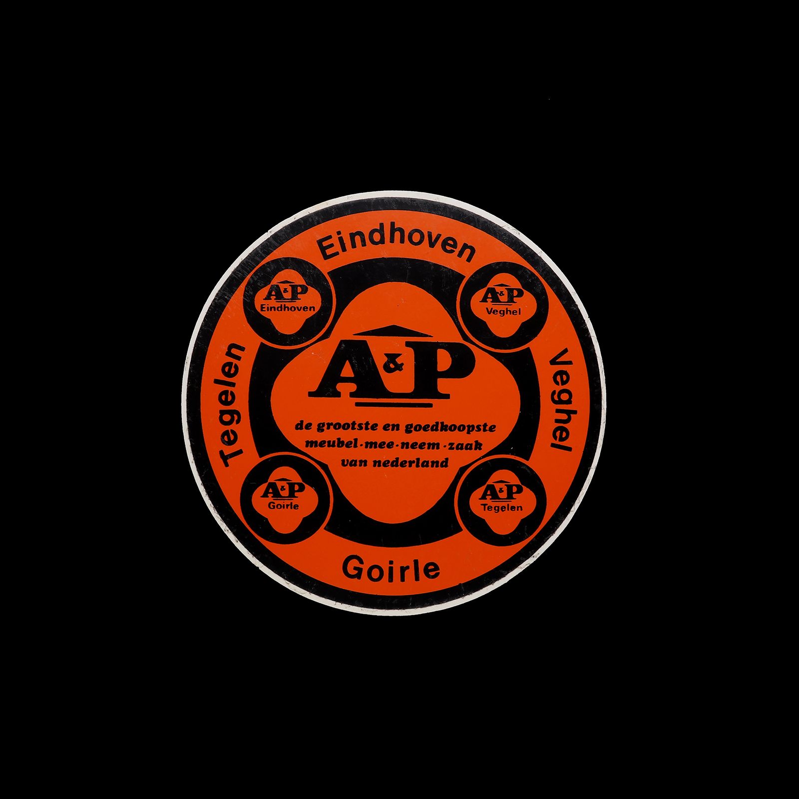 「A&P」ヴィンテージステッカー ヨーロッパ