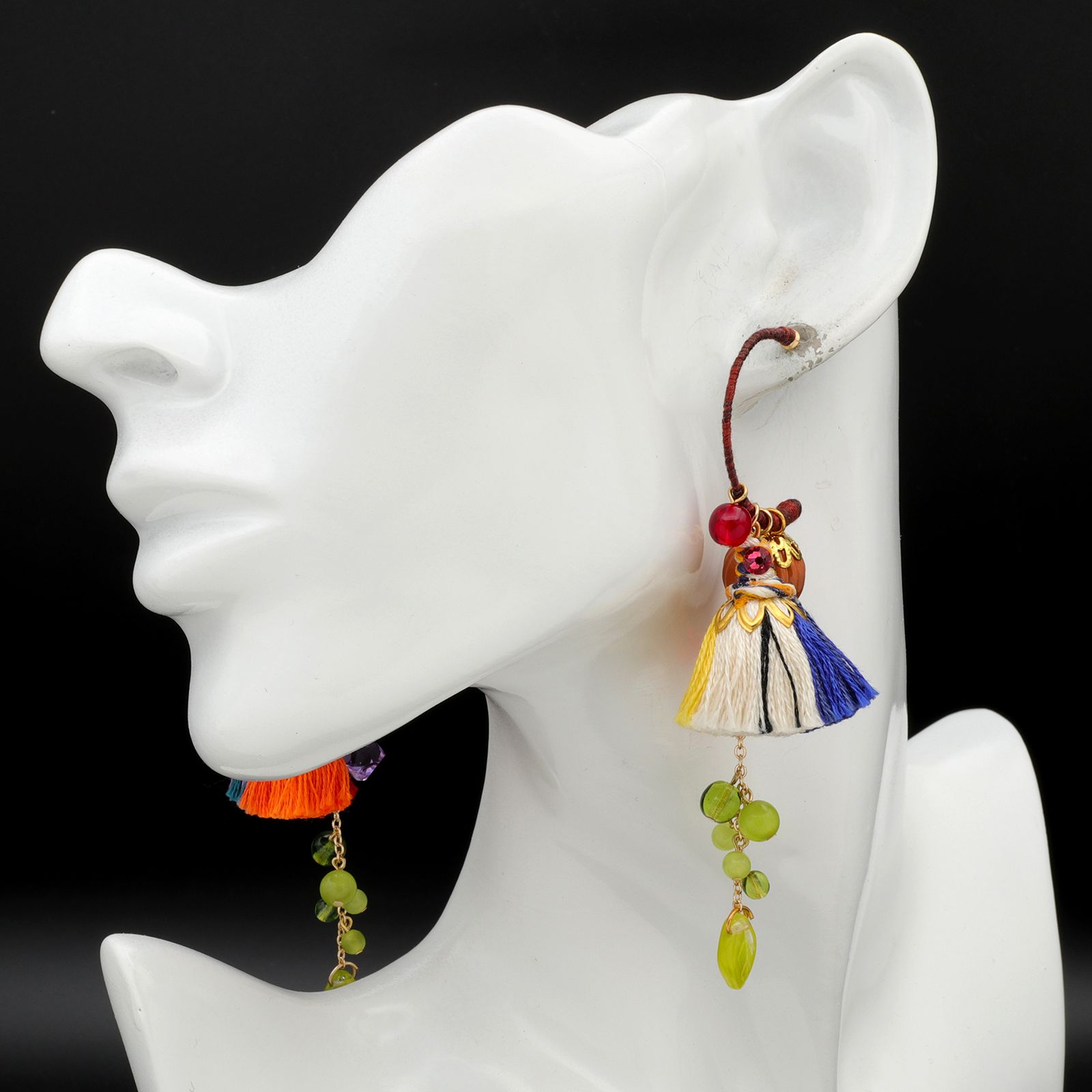 「Fleurs au vase 花瓶の花」ピアス