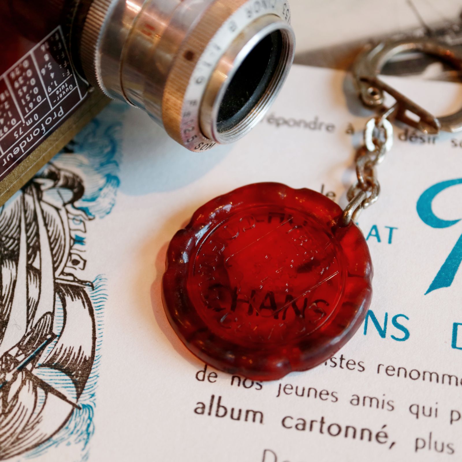 COGNAC CAMUS カミュ コニャック フレンチキーホルダー