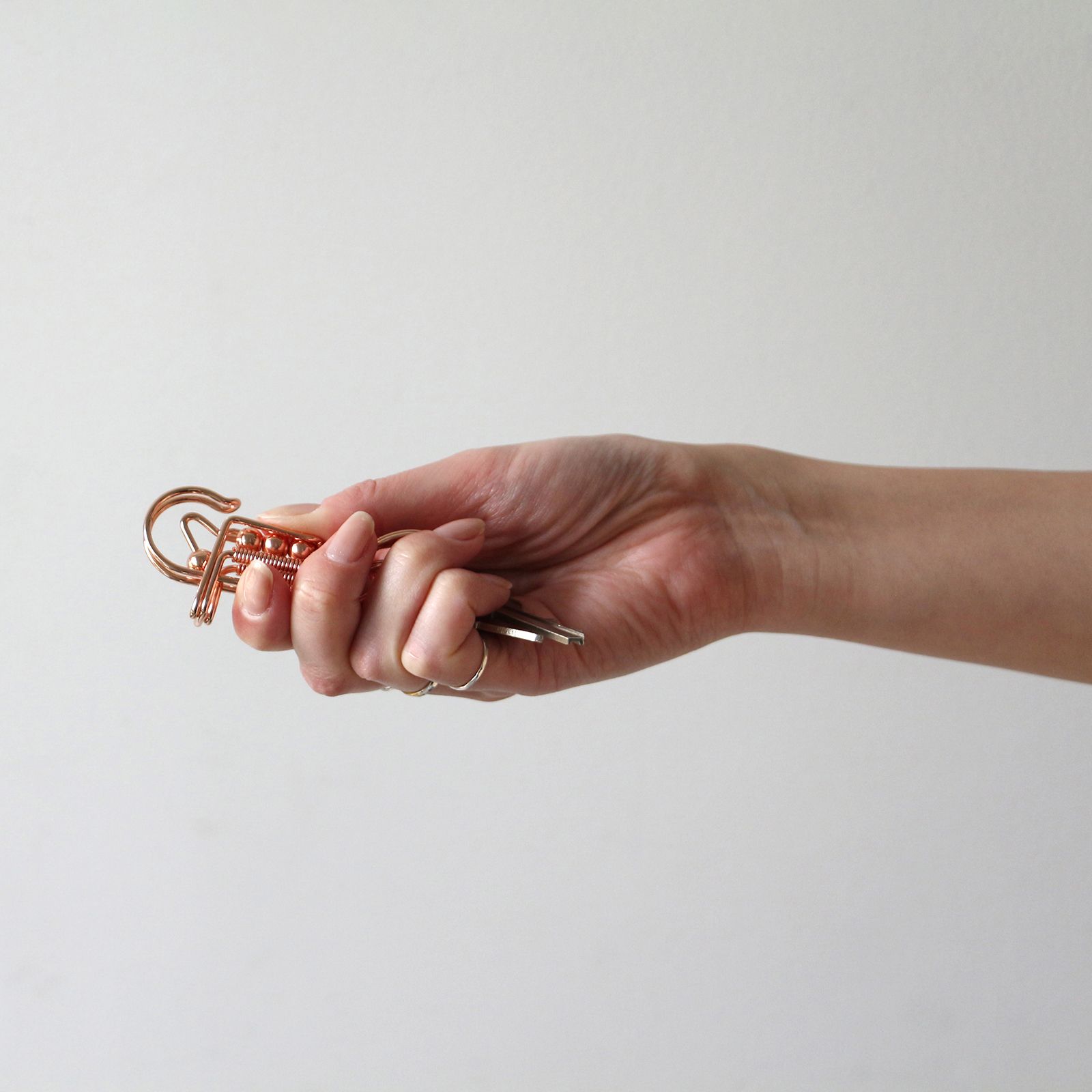 Metal Wire Carabiner コッパー