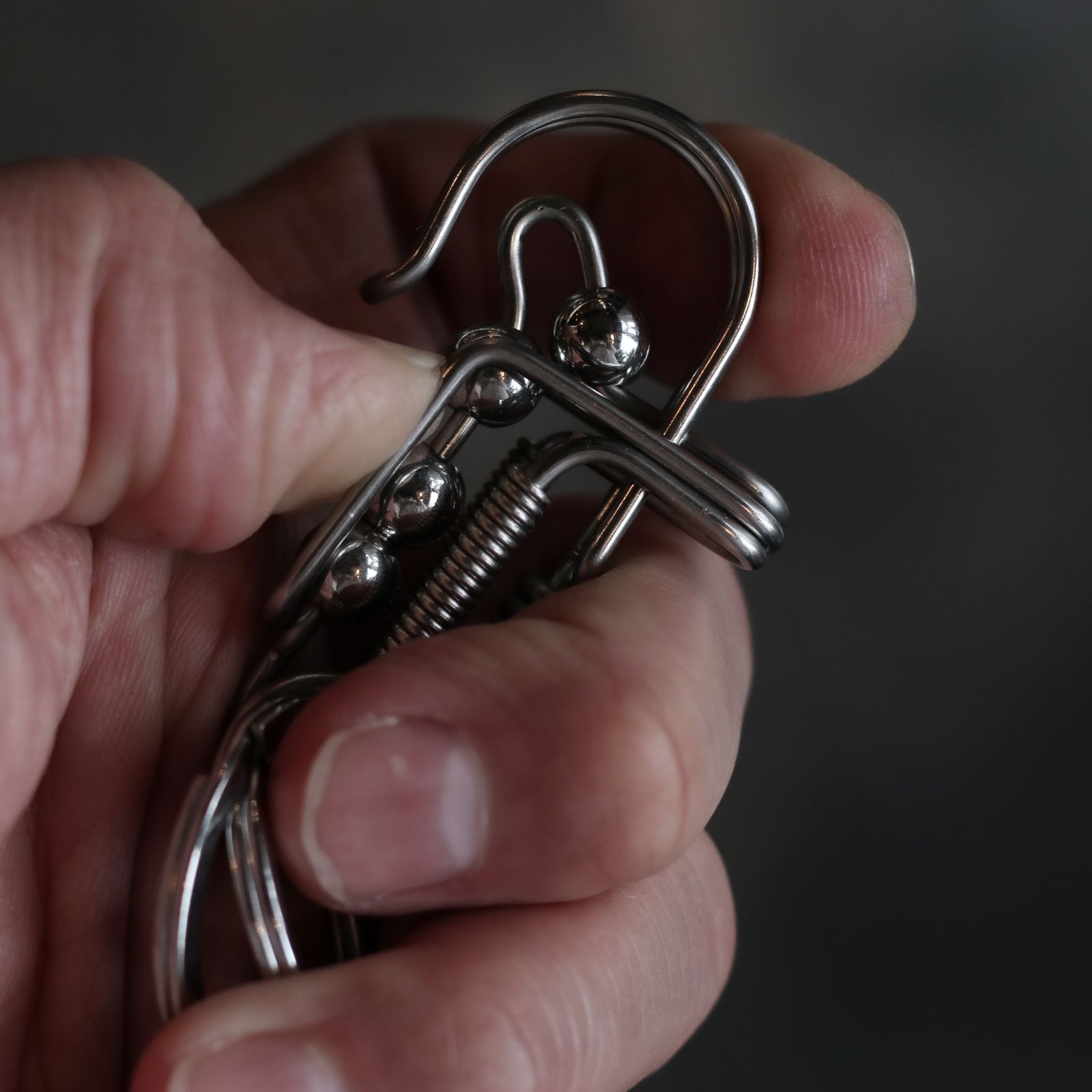 Metal Wire Carabiner コッパー