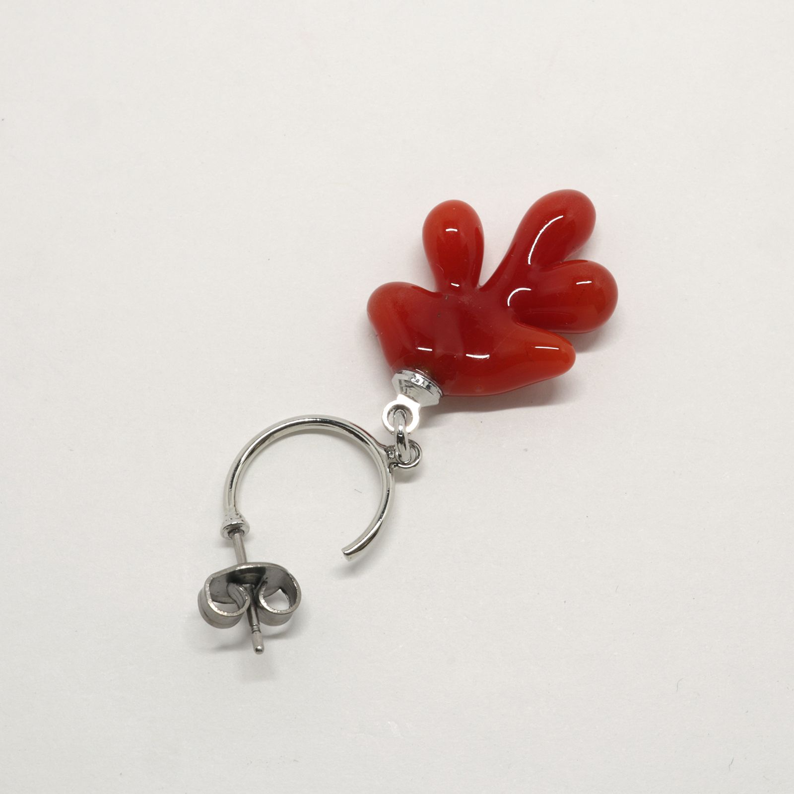「Matisse Pierce mini」ピアス（片耳） レッド