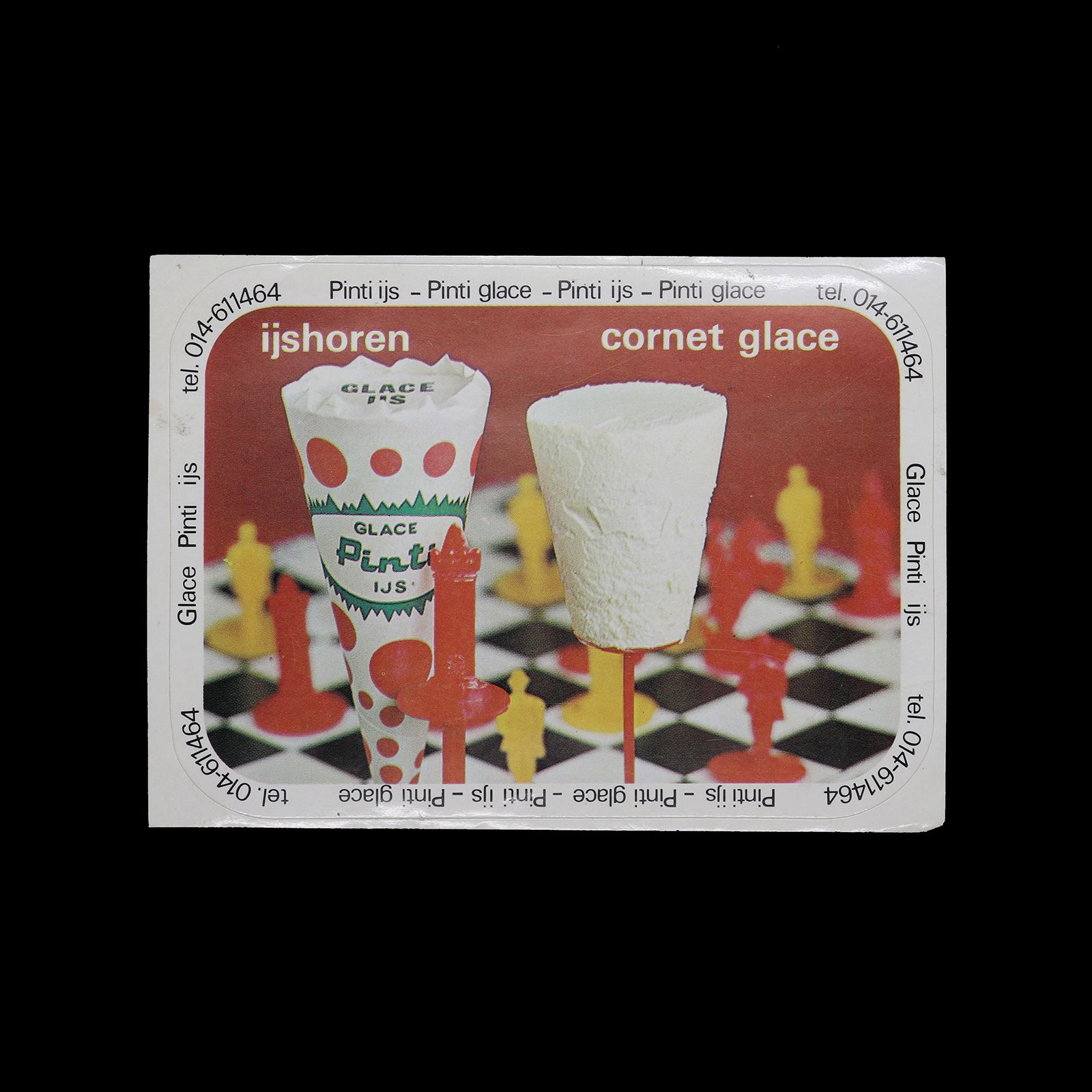 「GLACE PINTI IJS」ヴィンテージステッカー ヨーロッパ