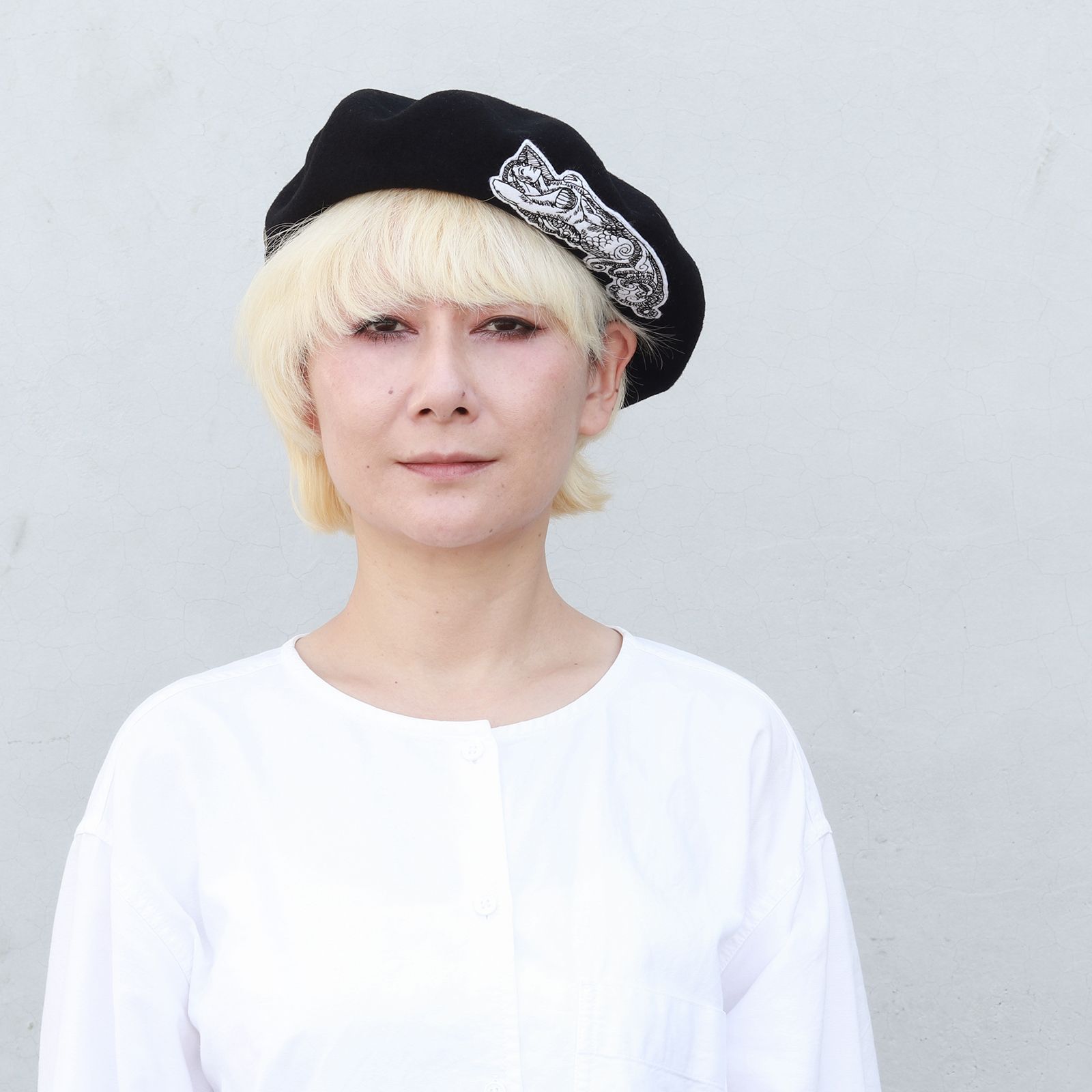 ✰新品未使用✰HERITAGE　par LAULHEREフランス製 size６４ LAULHERE - 「MARI Noir」ウールバスクベレー | corne/コルネ