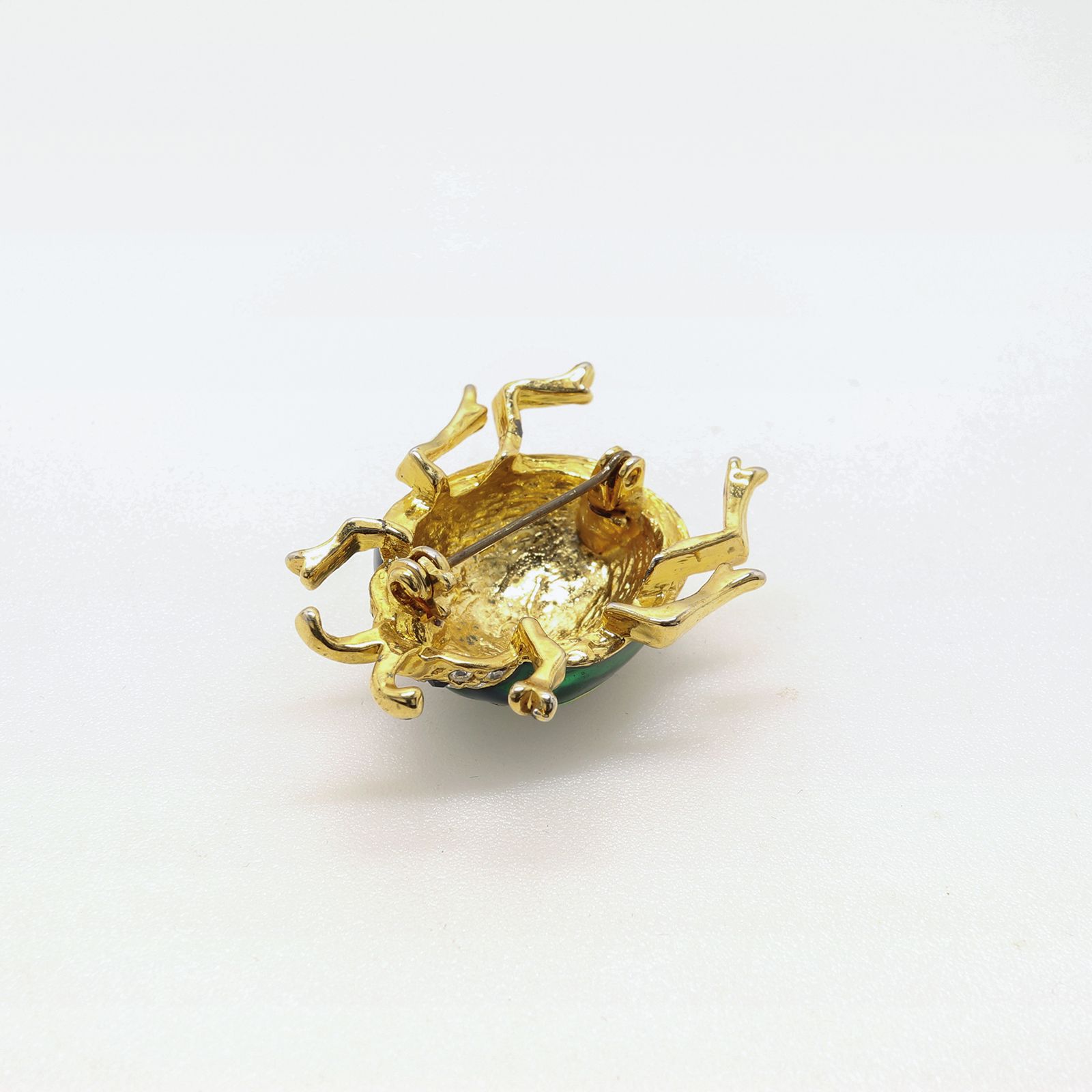 「エナメルビートル」ブローチ ヨーロッパ