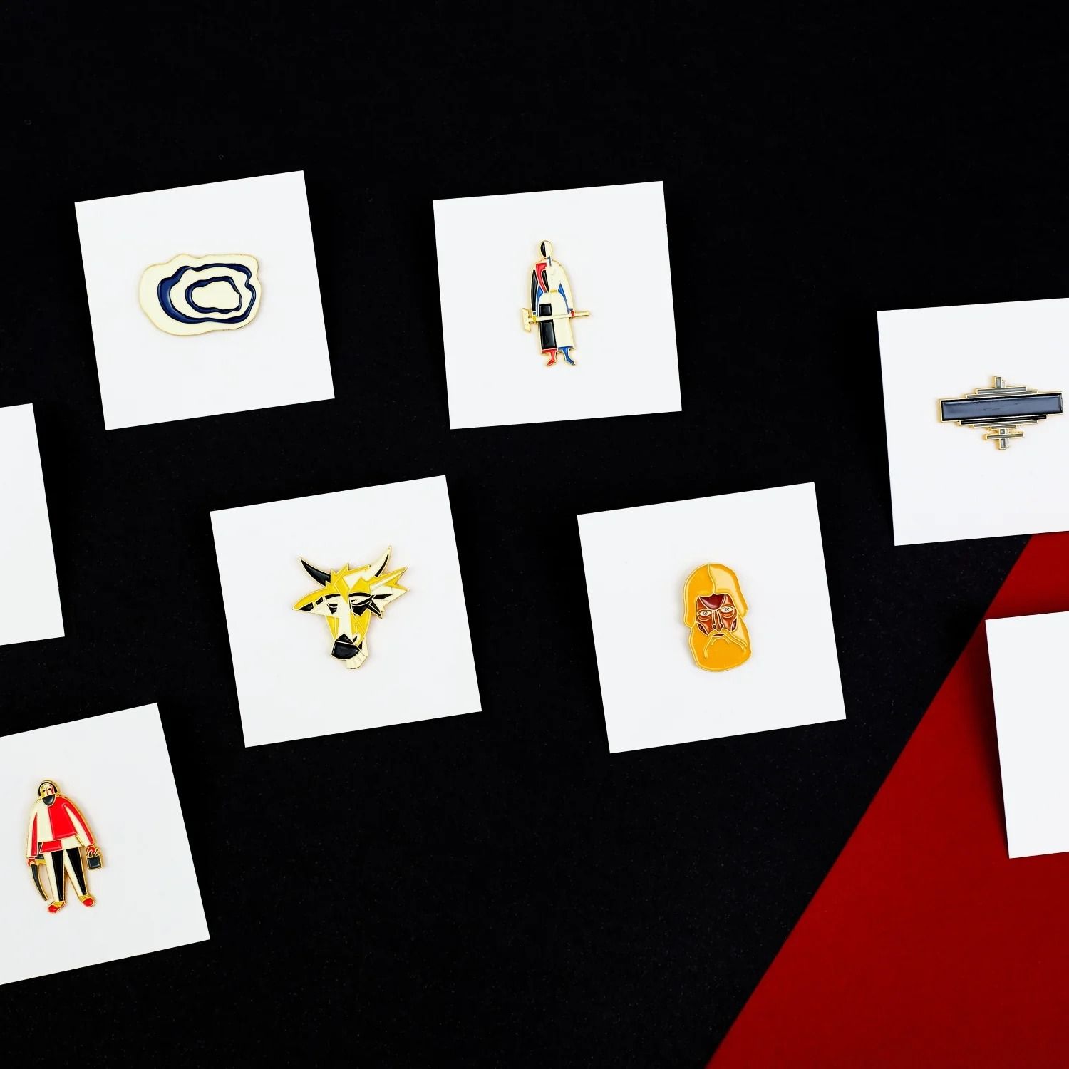 「Larionov」ピンズ アヴァンギャルドコレクション