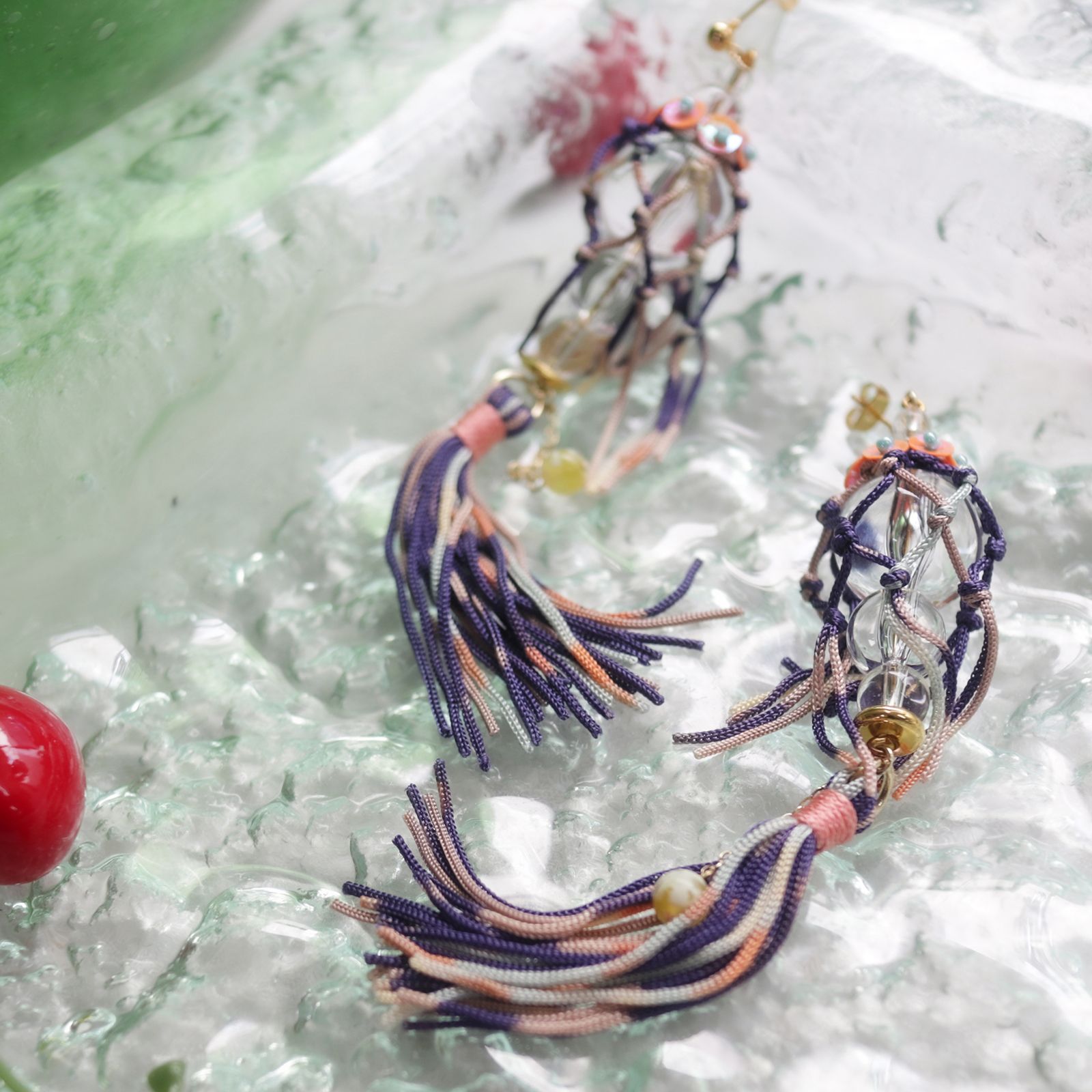 「Fete de l'eau Balise」ピアス