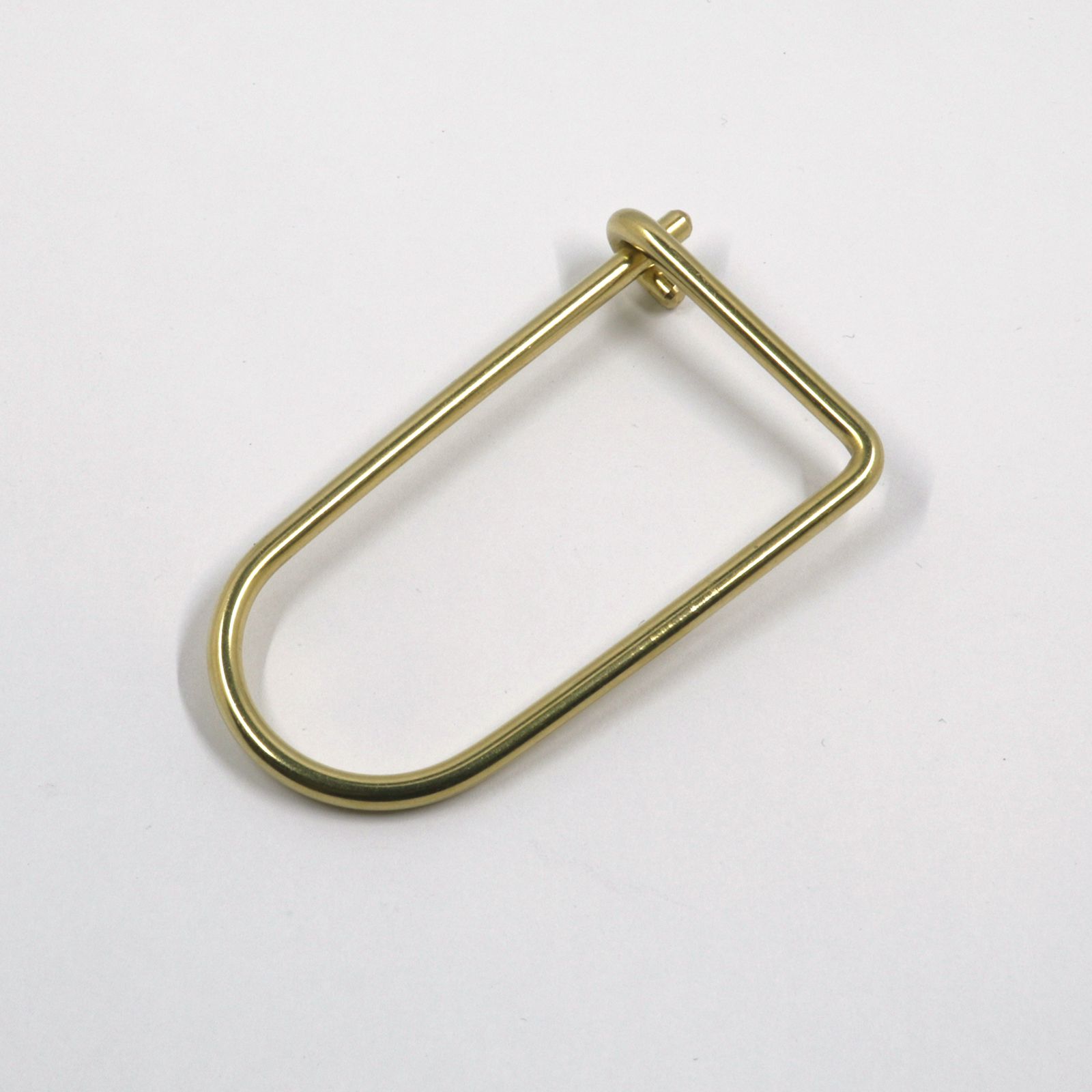 「SINGLE LINE KEYRING」キーリング ゴールド