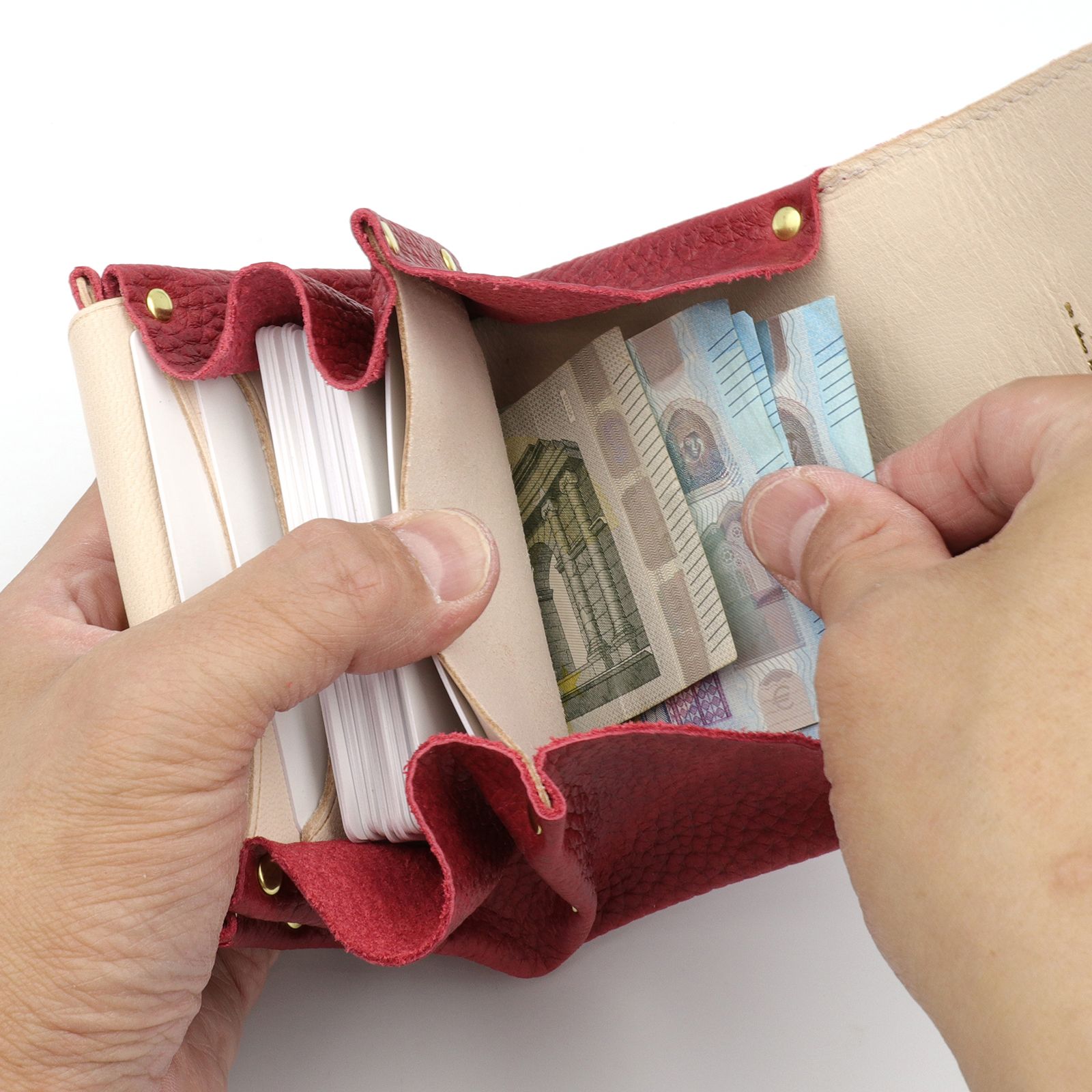 「アコーディオンウォレット」財布 ウーノ・グリーン