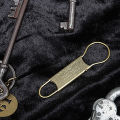 「gordon Typography」キーリング ブラス