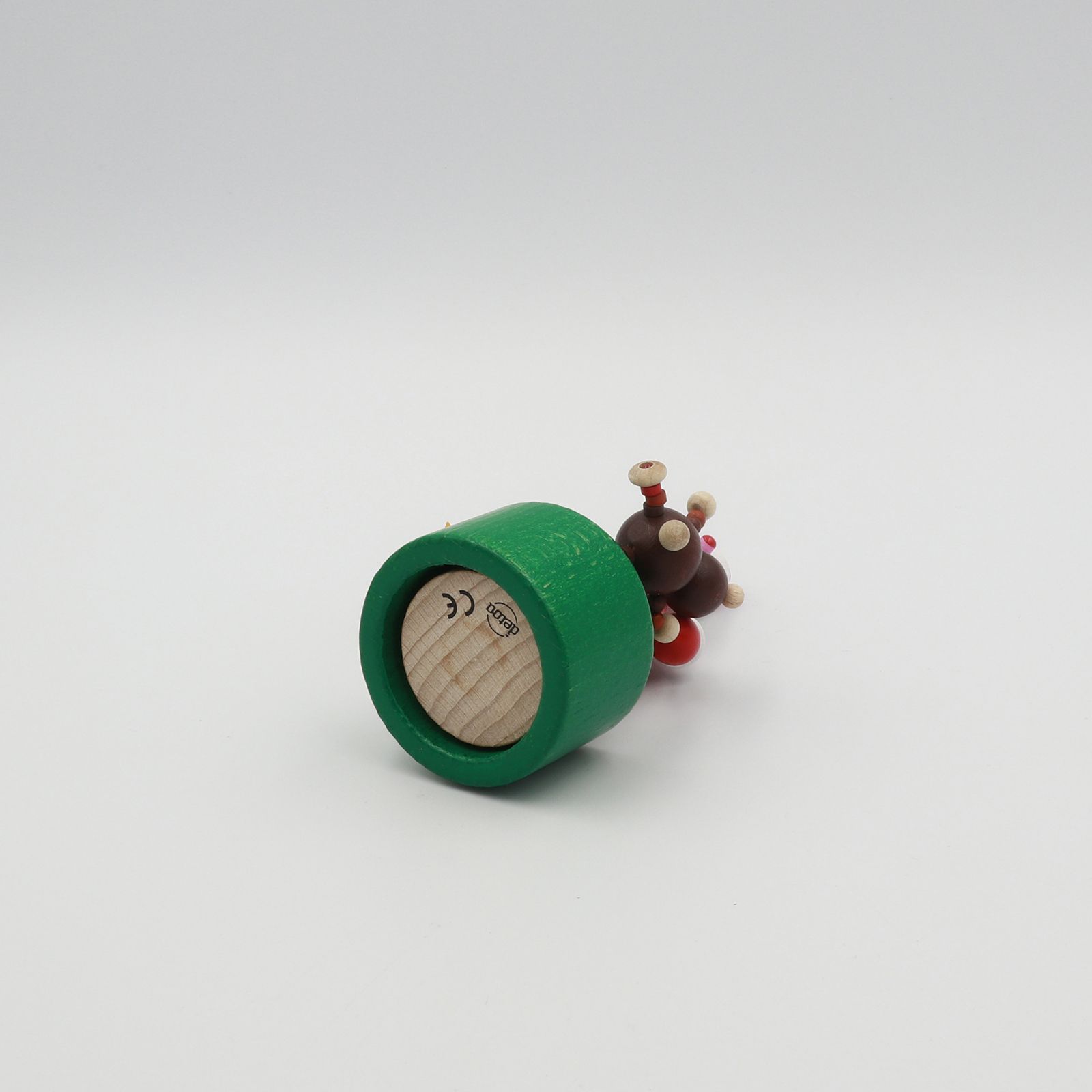 「Santa&Teddy Bear」DETOA Wooden Push Up Toy