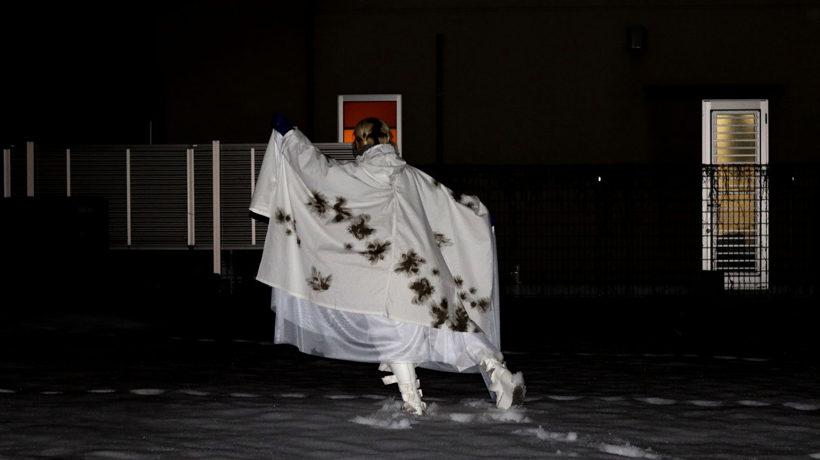 corne 10th anniversary item 「スノーカモ ポンチョ リメイク」 ドイツ 1960～70s