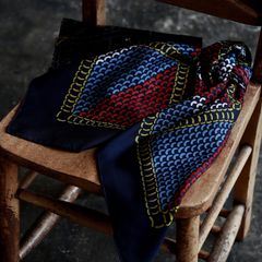 「シンクロニシティ―」ヴィンテージスカーフ ヨーロッパ