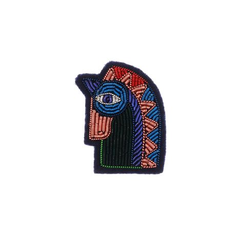 「Purebred arabian horse」ブローチ
