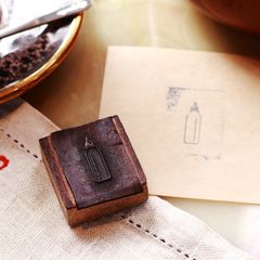 「哺乳瓶」ヴィンテージスタンプ40s