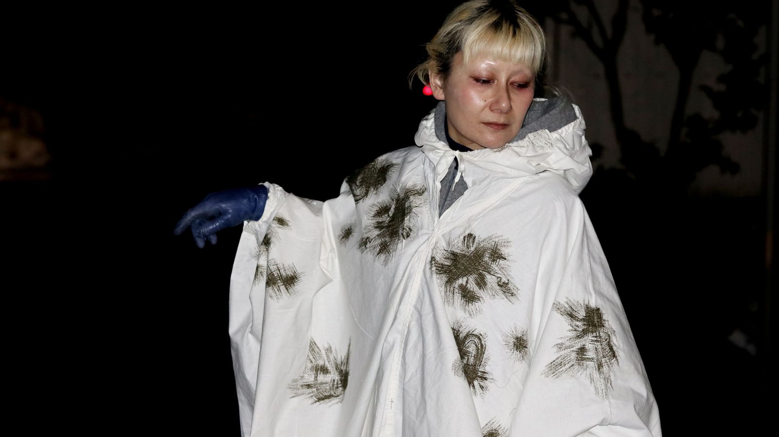 corne 10th anniversary item 「スノーカモ ポンチョ リメイク」 ドイツ 1960～70s