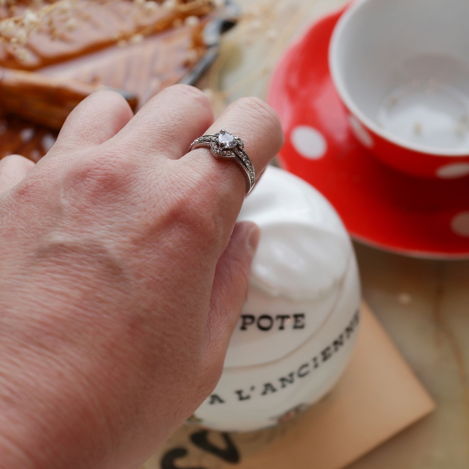 「トゥインクルハート」デッドストックリング イギリス