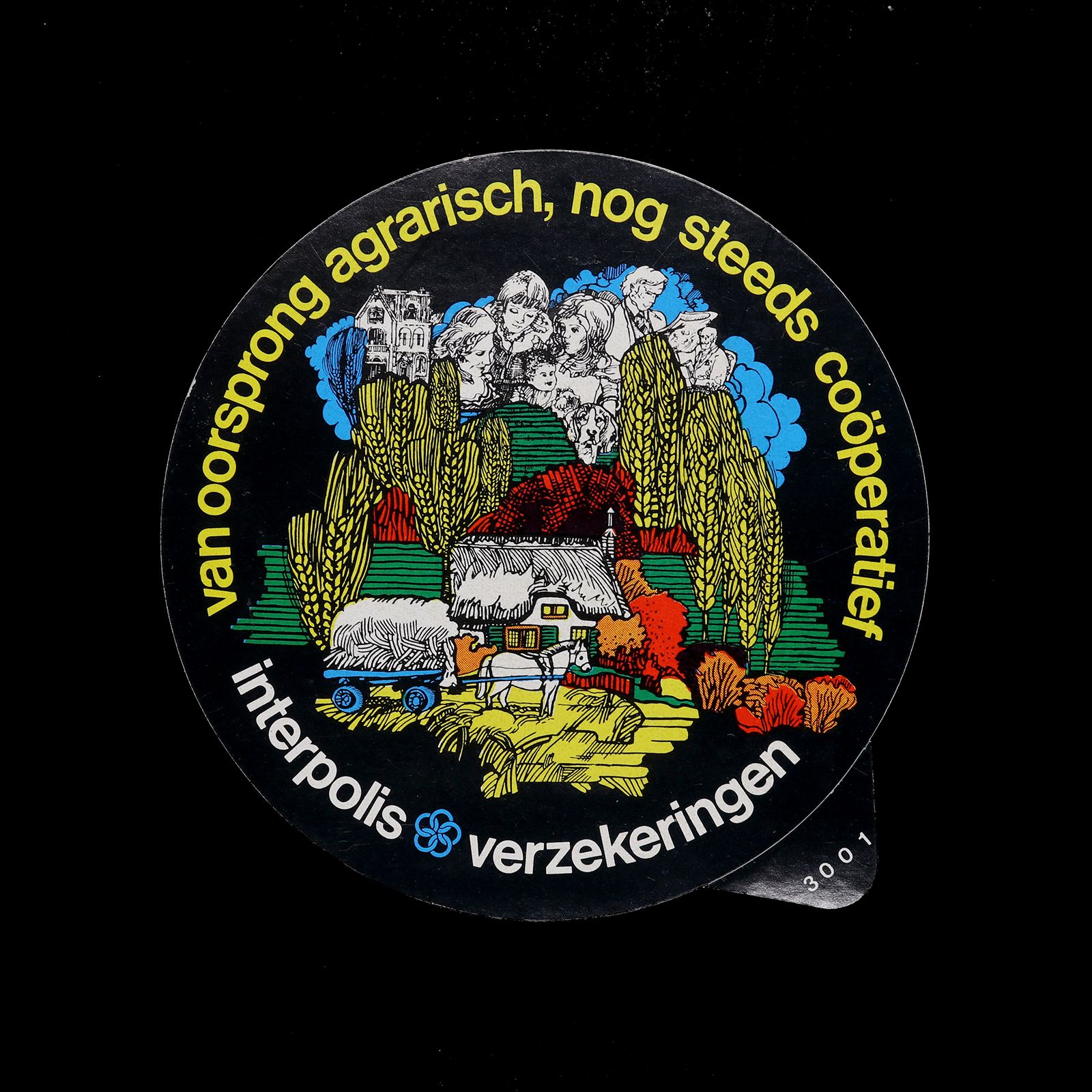 「interpolis verzekeringen」ヴィンテージステッカー ヨーロッパ