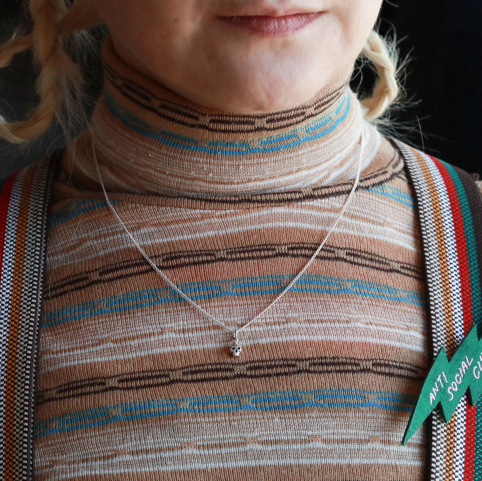 「Tiny Skull Necklace」ネックレス