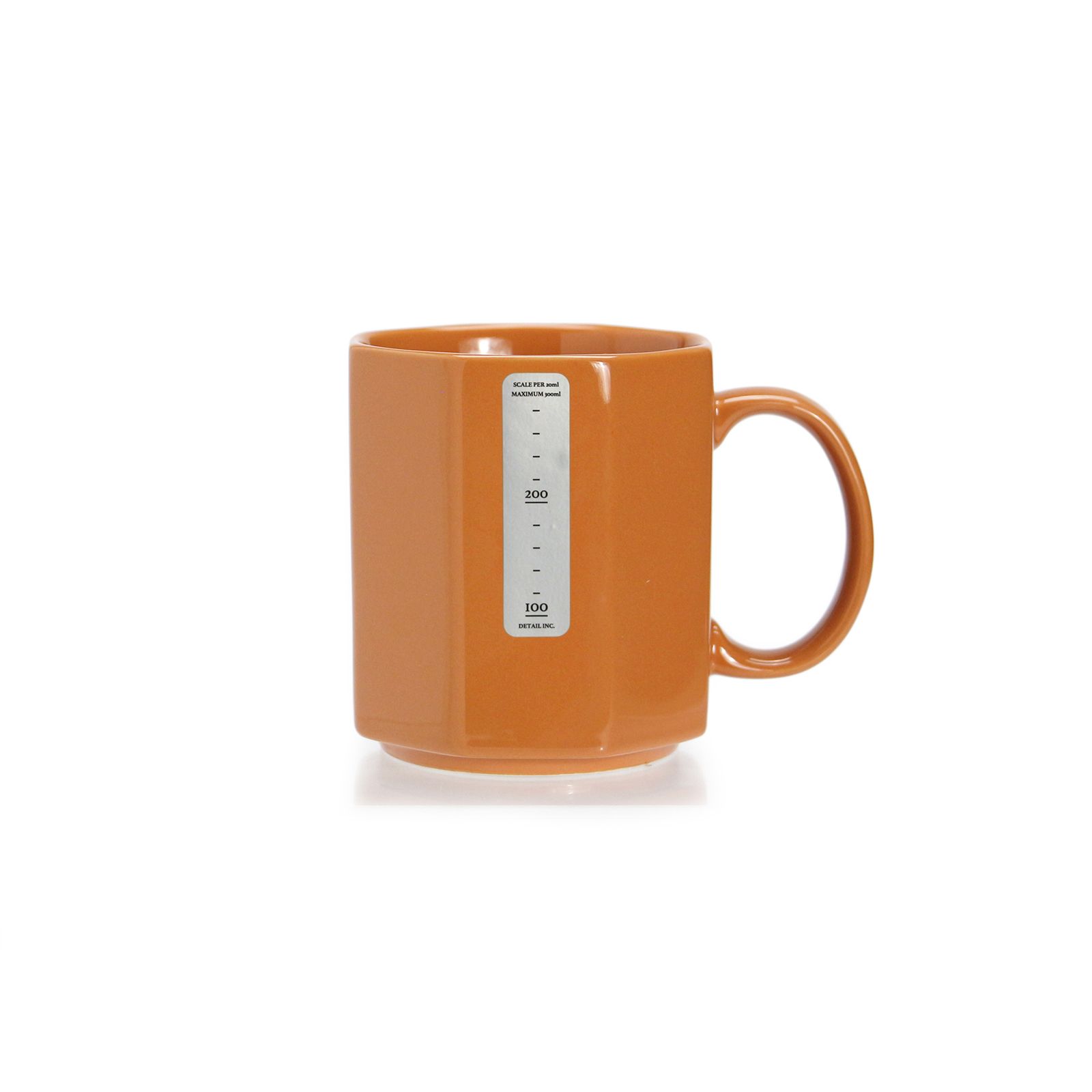 PORCELAIN MEASURING MUG "Light Brown"