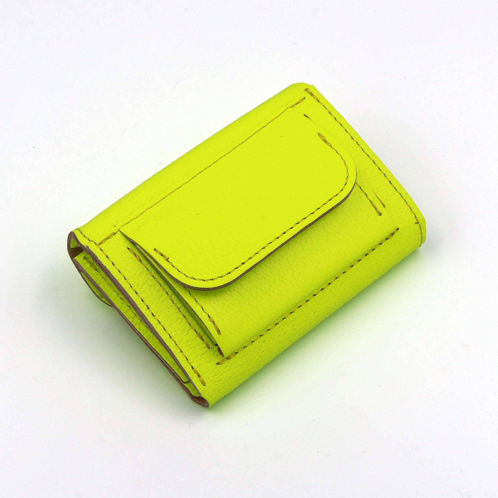 1/2 HALF - 「Neon Compact Wallet」ミニウォレット イエロー | corne 