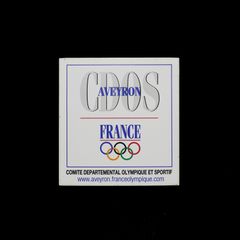 「CDOS AVEYRON FRANCE」ヴィンテージステッカー ヨーロッパ