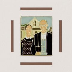 「American Gothic Grant Wood」ピンズ アメリカン・ゴシック/グラント・ウッド