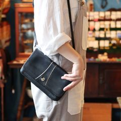 PGかぶせミニショルダー ネイビー 1970s ヨーロッパ
