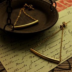 「70s チェーントライアングルスイング」ピアス フランス