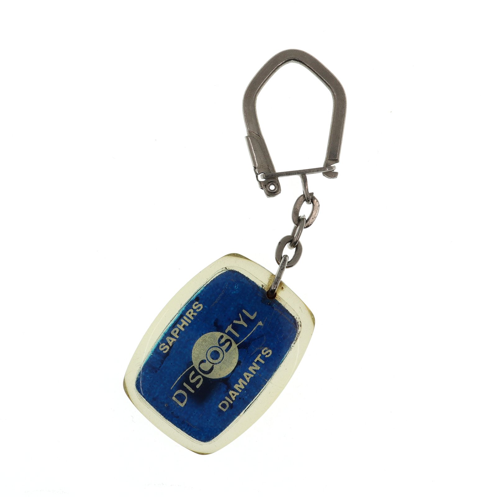DISC STYL レコード店 レコード針カートリッジ フレンチキーホルダー