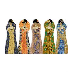 「5 BOOKMARKS "Klimt-Adele"」ブックマーク MON PETIT ART フランス