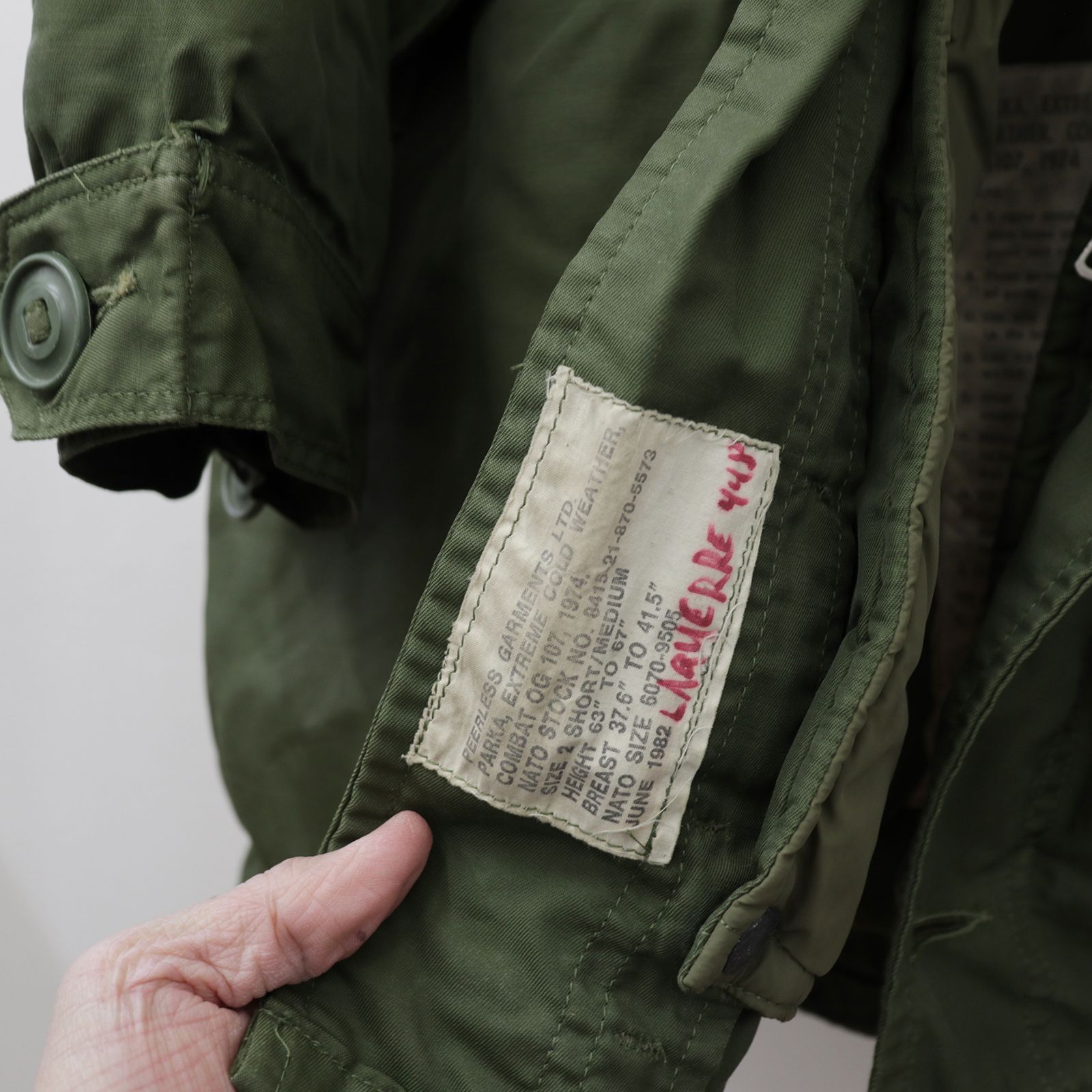 「カナダ軍 ECWコンバットパーカー フルセット」ユーズド カナダ 1980-90s