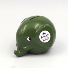 「Fantti」エレファントバンクS グリーンティー 貯金箱