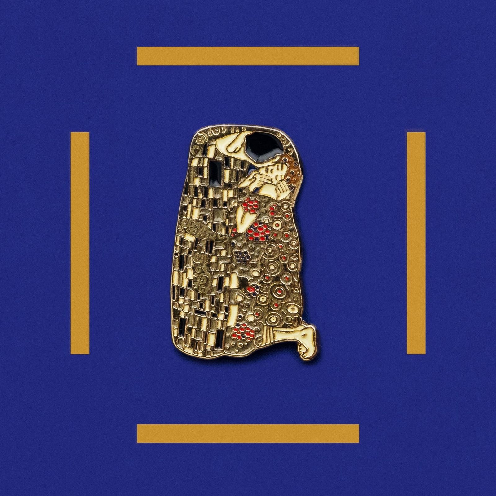 「The Kiss Gustav Klimt」ピンズ 接吻/クリムト