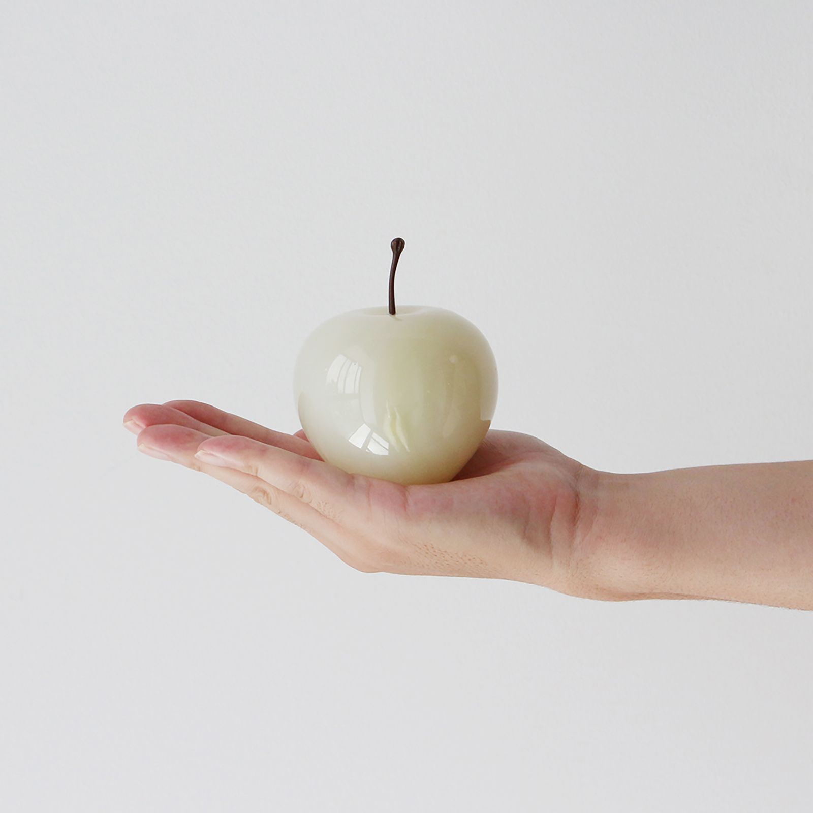「Marble Apple Large」White