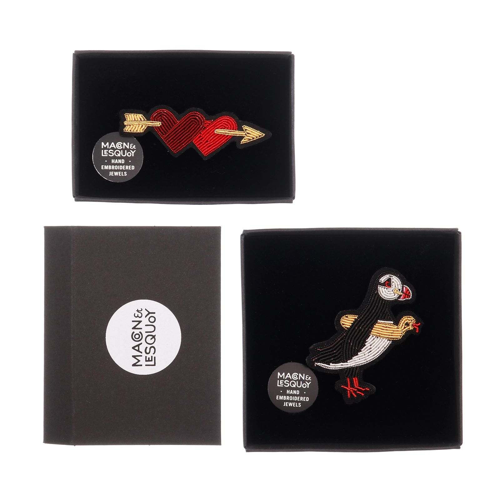 「Puffin」ブローチ