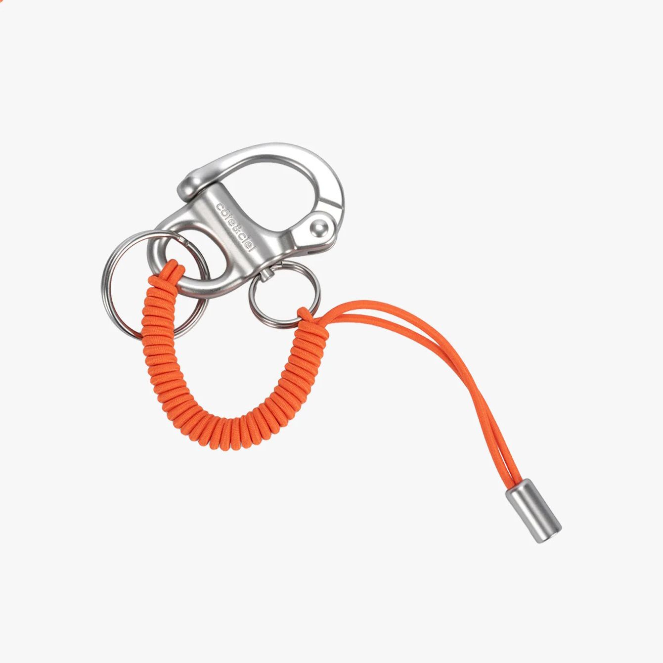 「LetGo Petits」キーリング オレンジ×シルバー