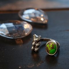 「Bear & Stone Ring 〇」リング