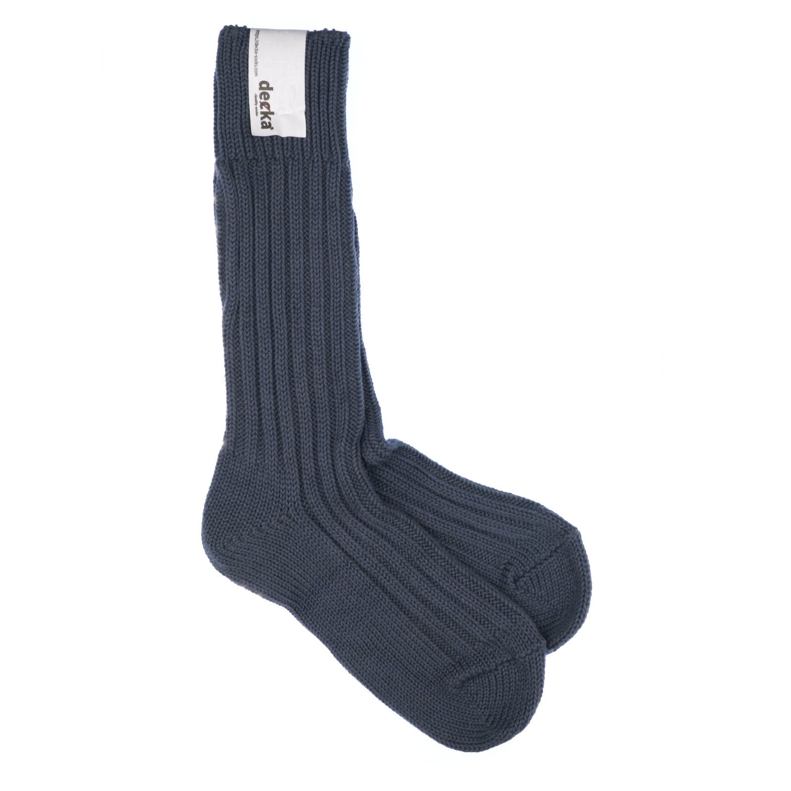 decka quality socks - Cased Heavyweight Plain Socks グリーン 靴下