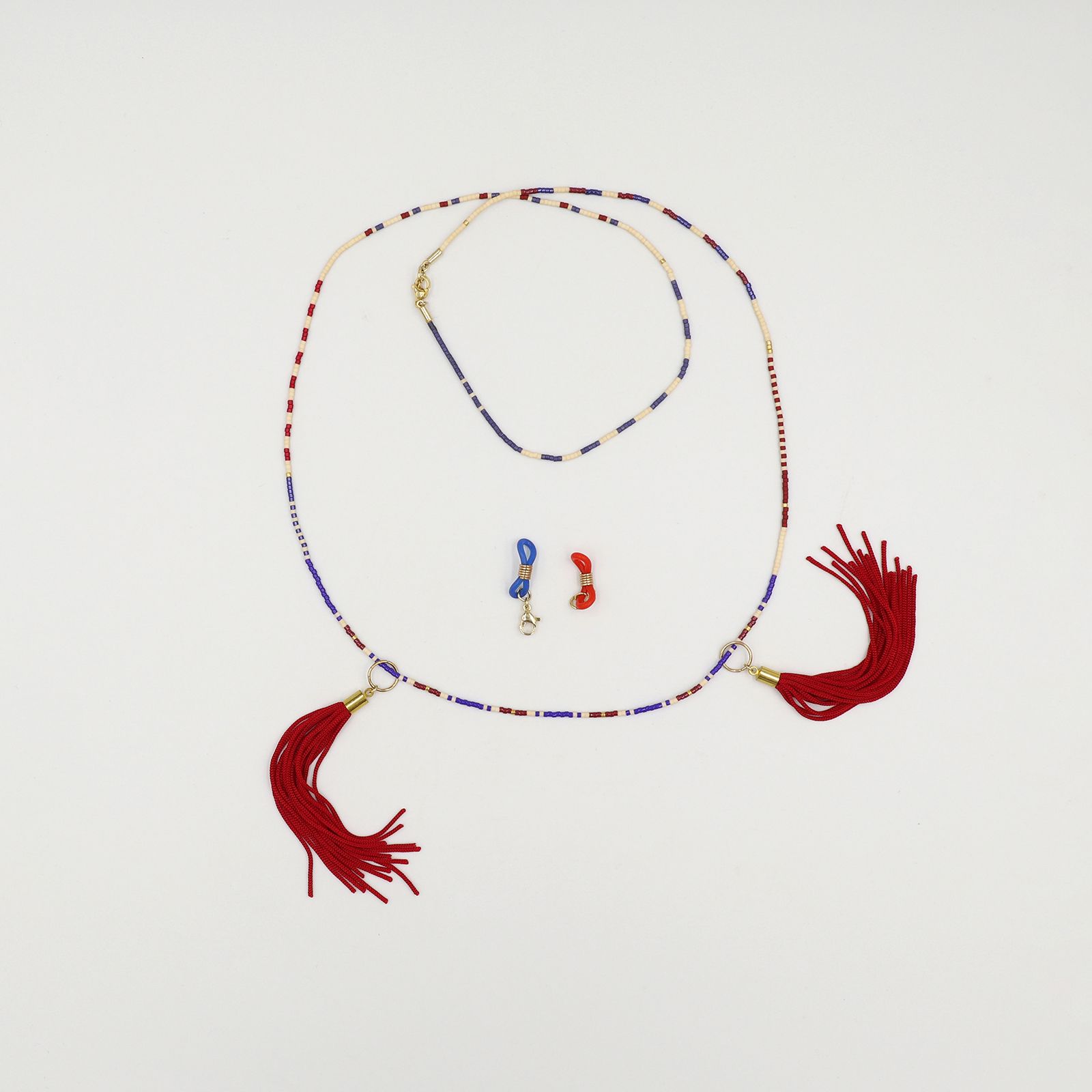 「LINE」グラスチェーン/ネックレス